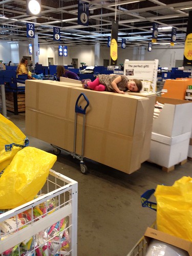 keeping cate occupied at ikea