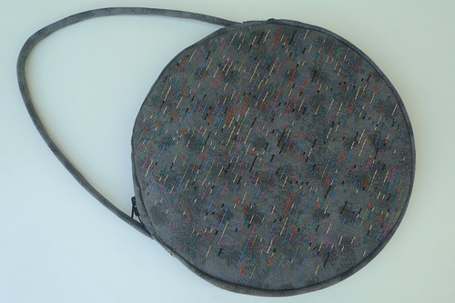 embroidered circle purse