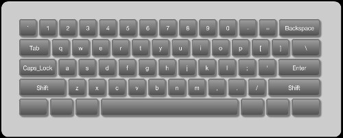 Touch Keyboard UI Element