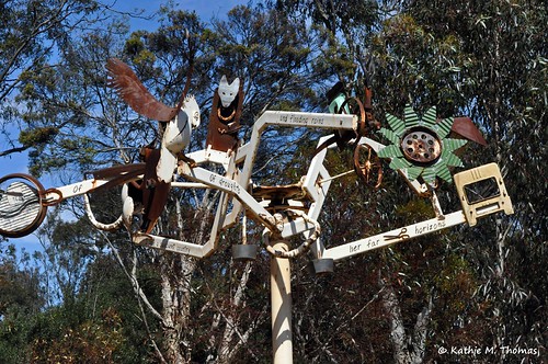 Sculpture in the Australian outback section