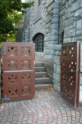 an open gate