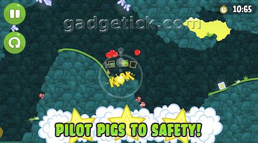 Bad Piggies против Angry Birds