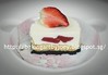 Strawberry cream cheese cake