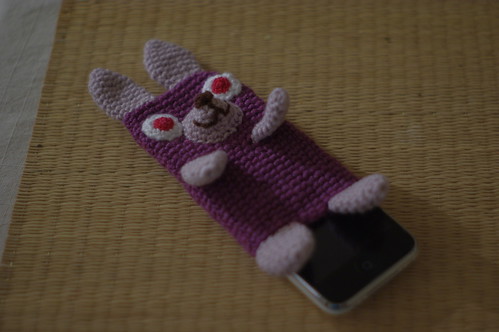 amigurumi#70 bunny iPhone cosy