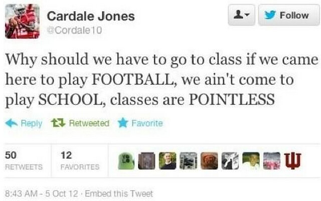 Cardale Jones Ohio State University Twitter