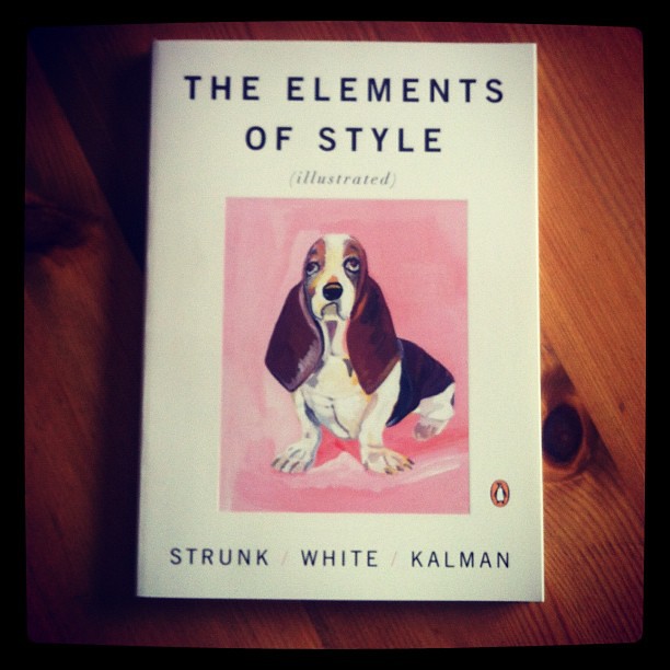 290812_ new book: "the elements of style"