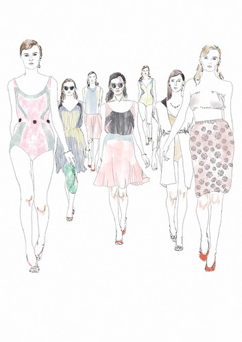 PRADA ELLE COLLECTIONS ILLUSTRATED