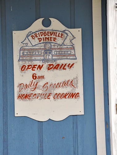 Old Bridgeville Diner Sign