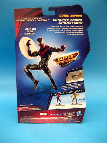 Miles Morales Action Figure Package Back