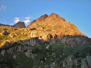 Monitor Peak in Alpine Glow