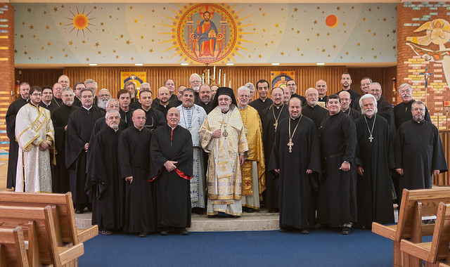 Melkite clergy of the United States, at Saint Raymond's Maronite Cathedral, in Saint Louis, MIssouri, USA - 1