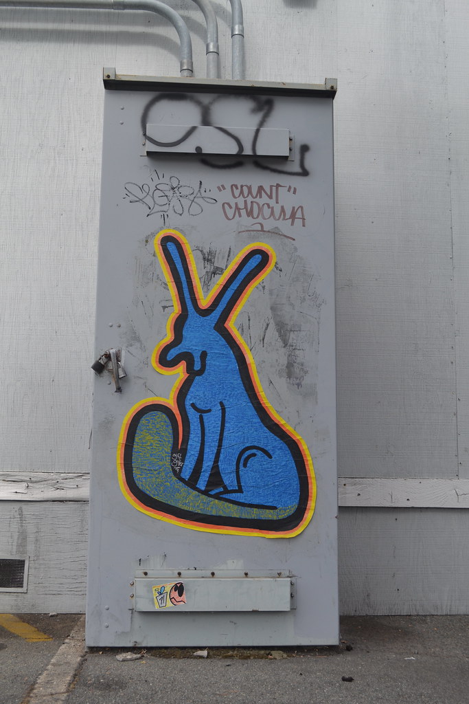GIFT GIVER, STM, Graffiti, Street Art, Paste, Oakland