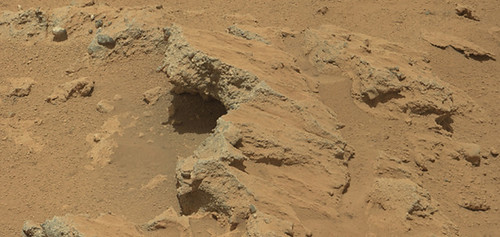 Antiguo flujo de agua en Marte