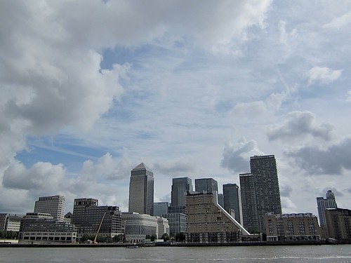 Canary Wharf from Rotherhithe
