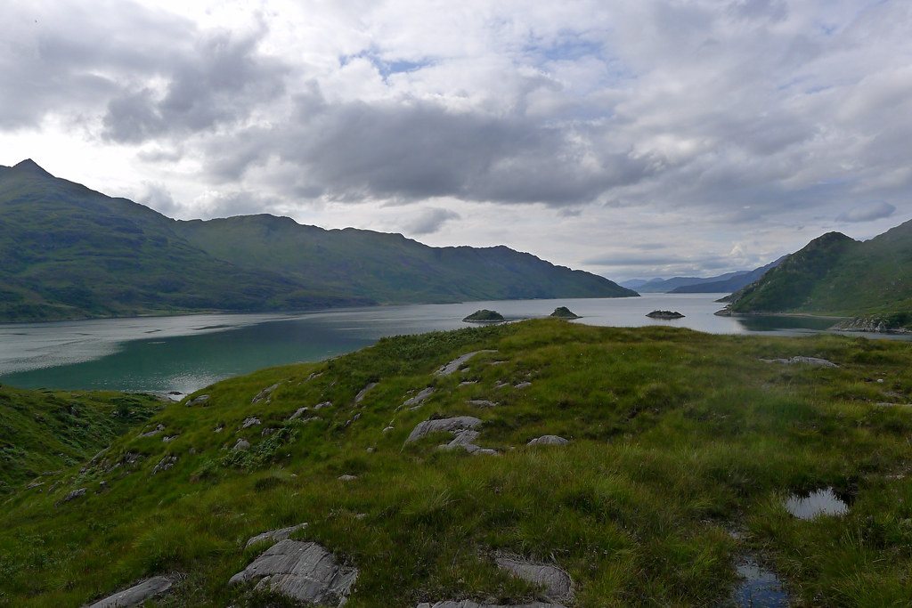 Loch Hourn from above Barrisdale Bay