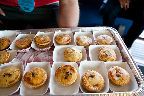 Thai Chicken and Beef Pies during the ferry ride to Randalls Island