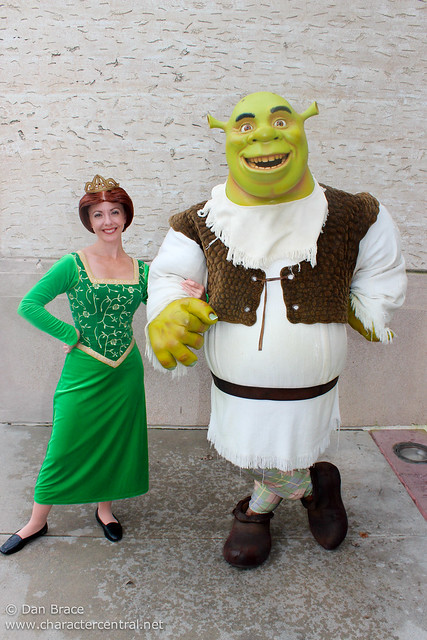 Meeting Shrek and Fiona