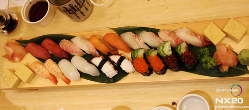 miraku sushi platter