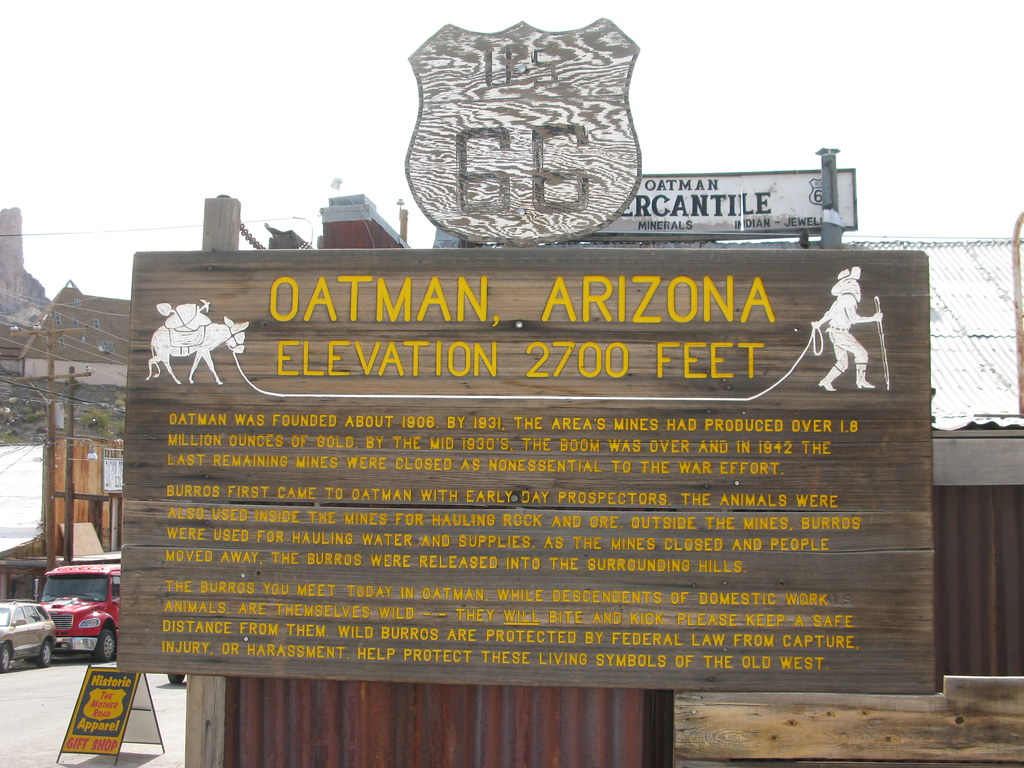 USA Road Trip Point of Interest - Oatman, Arizona