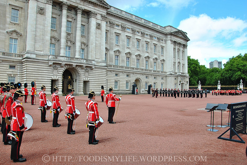 Changing of the Guard Ceremony at Buckingham Palace, London, England