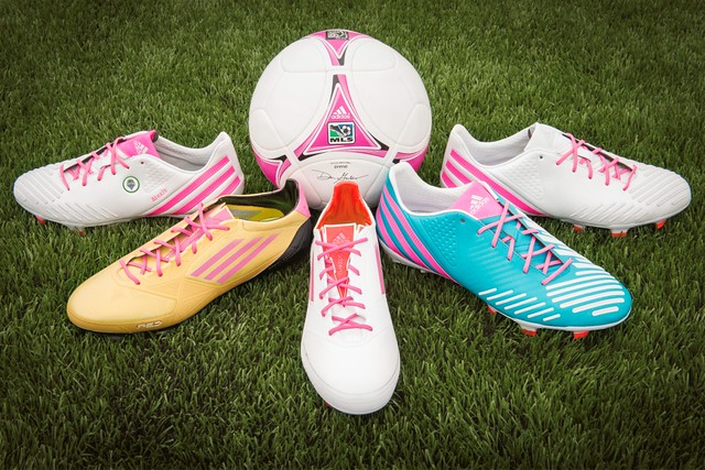 mi adidas MLS Breast Cancer Awareness Cleats