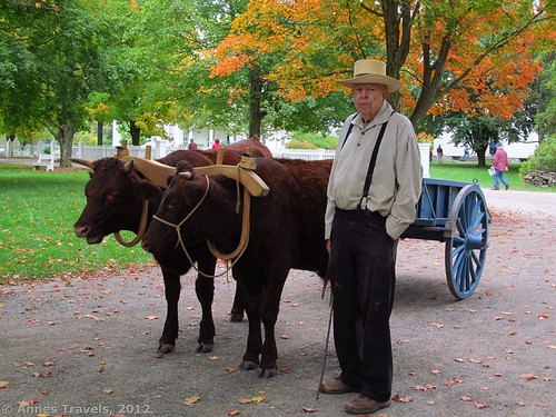Oxcart Man at Genesee Country Village & Museum, Mumford, New York
