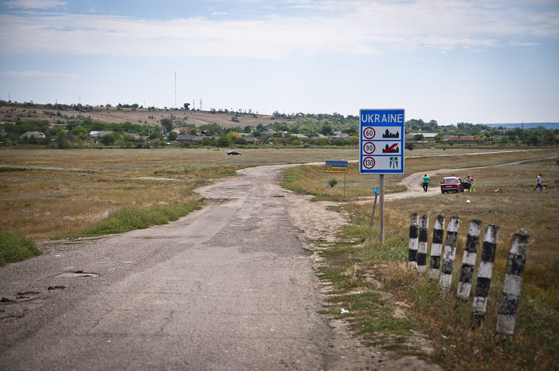Moldovian-Ukrainian Border near Basarabeasca