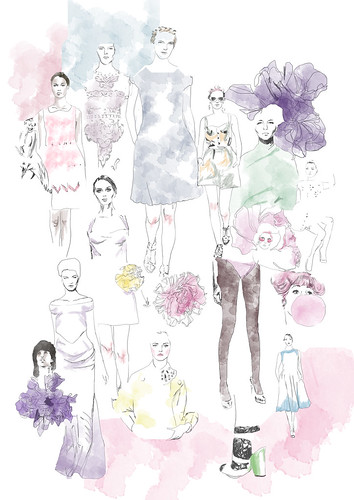 ELLE COLLECTIONS ILLUSTRATED COVER