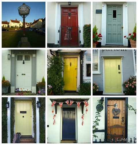 Finchingfield's front doors