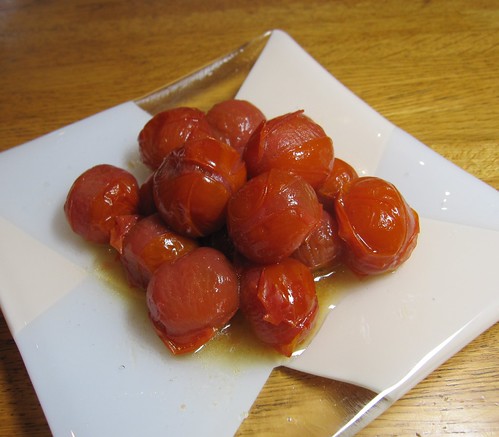 ミニトマトの甘酢炒め　盛りつけ by Poran111
