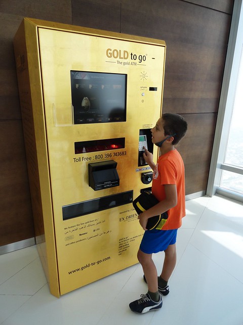 Gold Bars ATM in Dubai