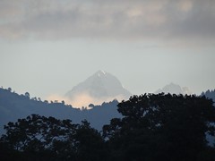 Die Berge des Himalaya früh am Morgen