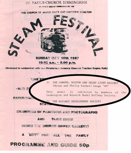 St Paul's Steam Festival 1987 Programme