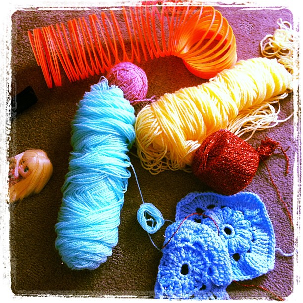Yarn bombing #crafting #yarn #owlets #seriousbusiness