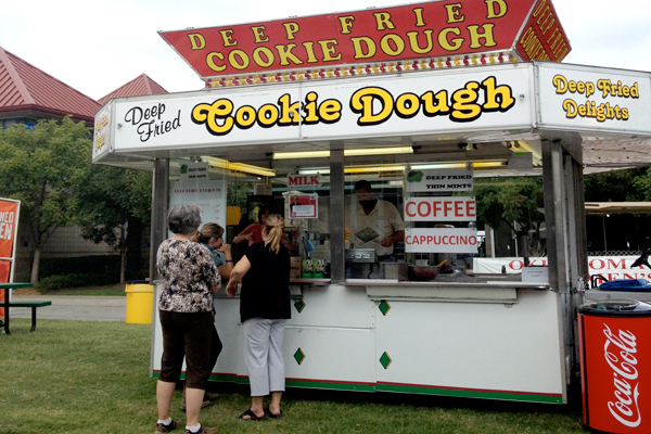 Deep Fried Cookie Dough stand