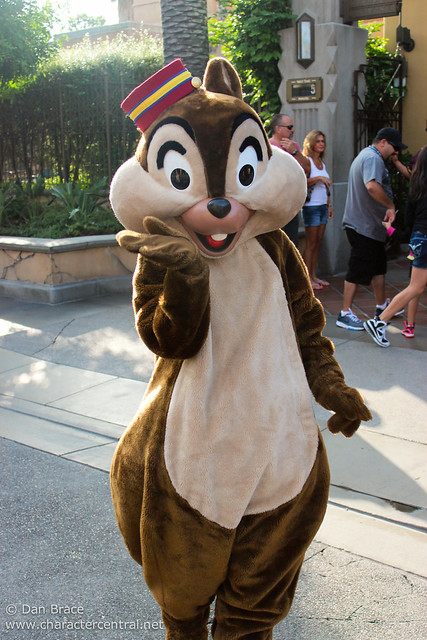 Chip and Dale having fun early in the morning