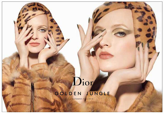 Dior Golden Jungle Collection fall autunno 2012 duo smalti crackle top coat palette
