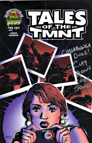 Tales of theTMNT v.2 #59 / ..signed by Clay Adams { TMNT:FF's CODY JONES } (( 2009 ))