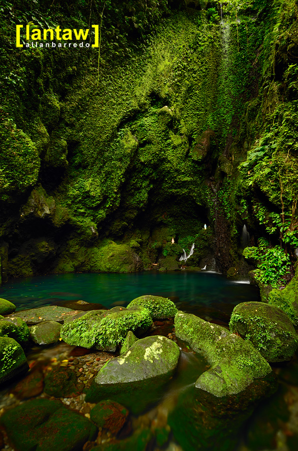Natural spring pool at Bukal/Bucal Falls aka Kilangin Falls