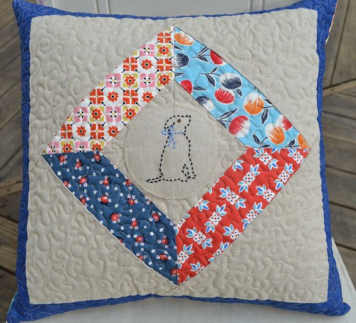 Quilted Pup Pillow