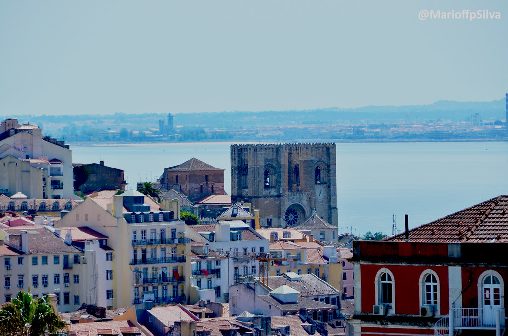 SÃ© Catedral de Lisboa e Rio Tejo