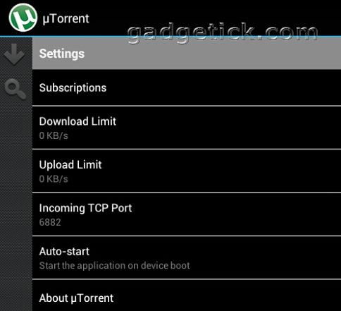 uTorrent для Android