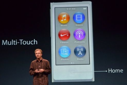 Кнопки и мультитач iPod nano