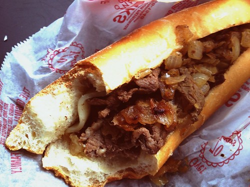 One Provolone With at Pat's King of Steaks