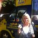 Anne Widdecombe with Markes Ices