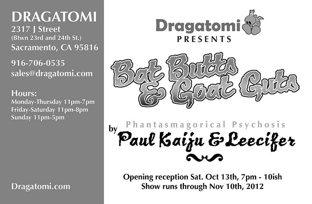Dragatomi presents "Bat Butts & Goat Guts" Paul Kaiju & Leecifer