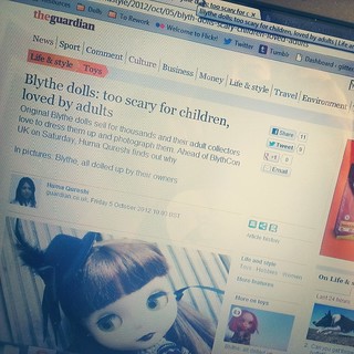 Blythe Dolls & BlytheCon UK - In The Guardian!