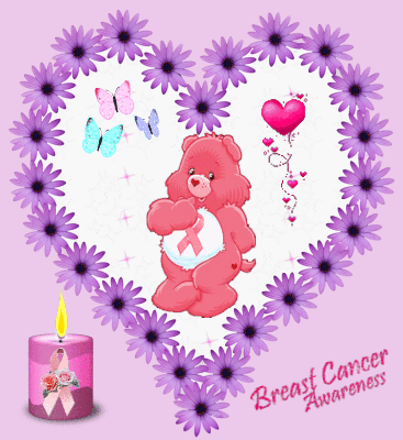 "A Carebear understands Breast Cancer Awareness! Do you?"