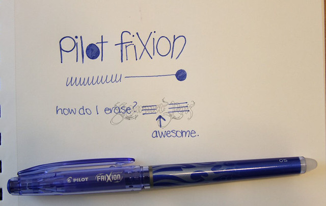 Pilot FriXion Erasable Pen