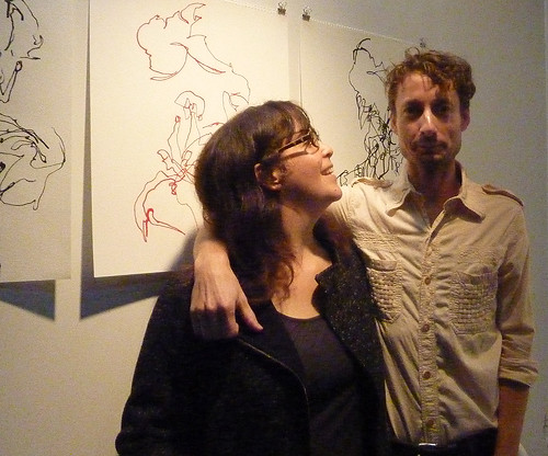 P1120511--2012-09-28-ACAC-Open-Studio-3-Jonathan-Bouknight-himself with Lisa Alembik